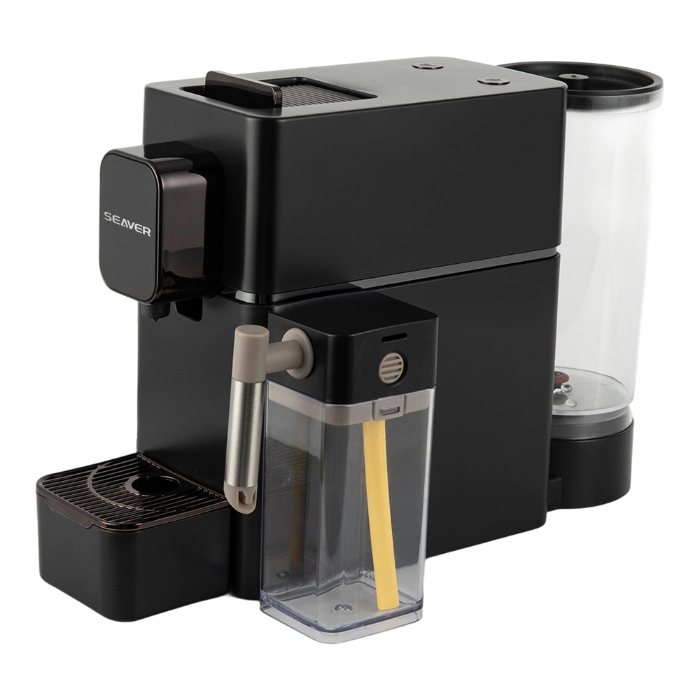 Cafetera de cápsulas con función leite
